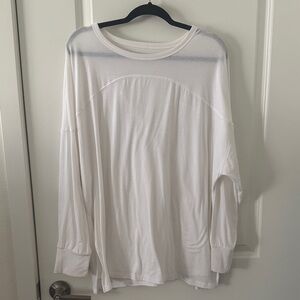 Old Navy White Long Sleeve Tee